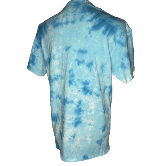 Alice in Wonderland S/S T Shirt Mens sz M Tie Dye Hookah Mushroom Psycedelic - Picture 4 of 8